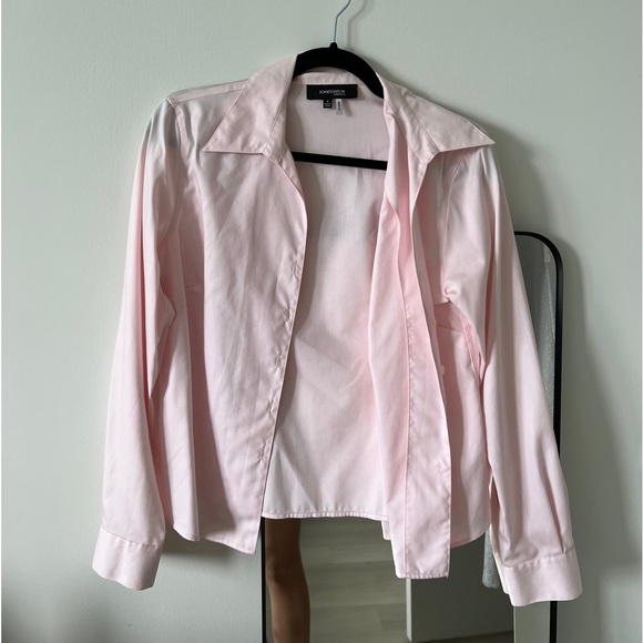 Light pink button down size 4 - Picture 1 of 2